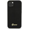 Etui GUESS Silicone Script Gold Logo MagSafe do Apple iPhone 13 Czarny Model telefonu iPhone 13
