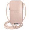 Torba GUESS Saffiano Strap Różowy
