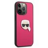 Etui KARL LAGERFELD Leather Ikonik Karl Head Metal do Apple iPhone 13 Pro Różowy Kompatybilność Apple iPhone 13 Pro