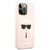 Etui KARL LAGERFELD Silicone Karl's Head do Apple iPhone 13 Pro Max Jasnoróżowy Kompatybilność Apple iPhone 13 Pro Max