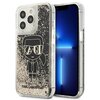 Etui KARL LAGERFELD Liquid Glitter Gatsby na Apple iPhone 13 Pro Max Czarny