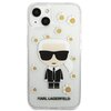 Etui KARL LAGERFELD Flower Ikonik Karl do Apple iPhone 13 mini Przezroczysty Model telefonu iPhone 13 Mini