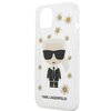 Etui KARL LAGERFELD Flower Ikonik Karl do Apple iPhone 13 mini Przezroczysty Typ Etui nakładka