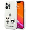 Etui KARL LAGERFELD Transparent Karl & Choupette do Apple iPhone 13 Pro Max Przezroczysty
