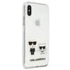 Etui KARL LAGERFELD Karl & Choupette do Apple iPhone X/Xs Przezroczysty Model telefonu iPhone Xs