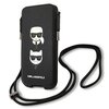 Etui KARL LAGERFELD Saffiano Karl & Choupette Head do Apple iPhone Czarny Marka telefonu Apple