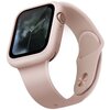 Etui UNIQ Lino do Apple Watch Series 4/5/6/SE (40 mm) Różowy