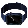 Pasek UNIQ Dante do Apple Watch 1/2/3/4/5/6/7/8/9/SE/SE2 (38/40/41mm) Niebieski Materiał Stal nierdzewna