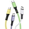 Kabel USB - USB-C USAMS U52 SJ436USB03 10W 1 m Żółty Obsługiwane zasilanie [W] do 10