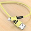 Kabel USB - Micro USB USAMS SJ435USB03 U52 10W 1 m Żółty Długość [m] 1