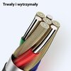 Kabel USB - Micro USB USAMS U35 US-SJ365 1 m Czarny Typ USB-A - Micro USB