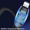 Kabel USB - Lightning USAMS U36 2A 1.2 m Czarny Długość [m] 1.2