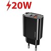 Ładowarka sieciowa USAMS T35 CC121TC02 20W Czarny