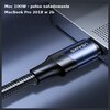 Kabel USB-C - USB-C USAMS 3 m 100W Czarny Obsługiwane zasilanie [W] do 100