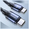 Kabel USB-C - USB-C USAMS 3 m 100W Czarny Długość [m] 3