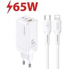 Ładowarka sieciowa USAMS T33 MTXLOGTL02 65W Biały