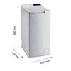 Pralka INDESIT BTWEB722OP PL P 7kg 1200 obr System redukcji zagnieceń Rodzaj pralki Pralka wolnostojąca