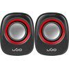 Głośniki UGO Tamu S100 2.0 Czarno-czerwony Liczba głośników 2