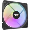 Wentylator DARKFLASH CL12 Czarny Wymiary (WxSxG) [mm] 120 x 120 x 25