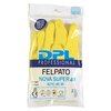 Rękawiczki lateksowe TULIP Felpato (rozmiar L) Kolor Żółty