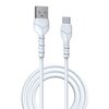 Kabel USB - USB-C DEVIA Kintone 2.1A 1 m Biały