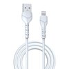 Kabel USB - Lightning DEVIA Kintone 2.1A 1 m Biały