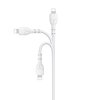 Kabel USB - Lightning DEVIA Kintone 2.1A 1 m Biały Gwarancja 12 miesięcy