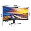 Monitor PHILIPS 34E1C5600HE 34" 3440x1440px 100Hz 1 ms [MPRT] Curved Przeznaczenie Do domu i biura