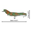 Klocki plastikowe COBI Historical Collection Cold War Lim-5 ( MiG-17F ) East Germany Air Force COBI-5825 Wymiary opakowania [mm] 450 x 280 x 60