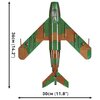 Klocki plastikowe COBI Historical Collection Cold War Lim-5 ( MiG-17F ) East Germany Air Force COBI-5825 Rodzaj Klocki konstrukcyjne