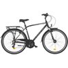 Rower trekkingowy INDIANA X-Road 3.0 M19 28 cali męski Czarny Rama Aluminiowa