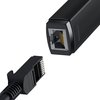 Adapter USB - RJ45 BASEUS WKQX000101 0.225 m Czarny Typ USB - RJ-45