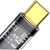 Kabel USB - USB-C BASEUS Explorer 100W 1 m Czarny Dedykowany model Urządzenia zasilane portem USB Typ-C