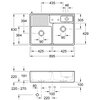 Zlewozmywak VILLEROY&BOCH 632391R1 Biały Szerokość [cm] 89.5