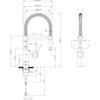 Bateria VILLEROY&BOCH Steel Expert Compact 927300LC Stalowy Rodzaj baterii Jednodźwigniowa