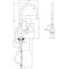 Bateria VILLEROY&BOCH Umbrella Flex 92540003 Złoty Rodzaj baterii Jednodźwigniowa