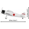 Klocki plastikowe COBI Historical Collection World War II Mitsubishi A6M2 Zero-Sen COBI-5729 Płeć Chłopiec