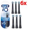 Oryginalna końcówka szczoteczki ORAL-B IO Ultimate Clean EB6 Czarny (6 szt.) (Skuteczne czyszczenie)