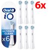 Oryginalna końcówka szczoteczki ORAL-B IO Ultimate Clean EB6 Biały (6 szt.) (Skuteczne czyszczenie)