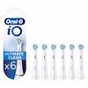 Oryginalna końcówka szczoteczki ORAL-B IO Ultimate Clean EB6 Biały (6 szt.) (Skuteczne czyszczenie)