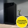 Lodówka ELECTROLUX ELT9VE52M0 Side by Side No frost 190cm Czarna Kolor / wykończenie boków Szary