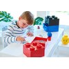 Pojemnik na LEGO z szufladką Brick 4 Niebieski 40201731 Przedział wiekowy 3+