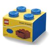Pojemnik na LEGO z szufladką Brick 4 Niebieski 40201731 Motyw Brick 4