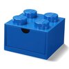 Pojemnik na LEGO z szufladką Brick 4 Niebieski 40201731