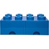 Pojemnik na LEGO z szufladkami Brick 8 Niebieski 40061731 Wymiary [cm] 50 x 18 x 25