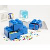 Pojemnik na LEGO z szufladkami Brick 8 Niebieski 40061731 Przedział wiekowy 3+