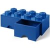 Pojemnik na LEGO z szufladkami Brick 8 Niebieski 40061731 Kolor Niebieski