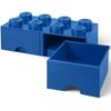 Pojemnik na LEGO z szufladkami Brick 8 Niebieski 40061731 Płeć Chłopiec