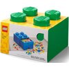 Pojemnik na LEGO z szufladką Brick 4 Zielony 40051734 Wymiary [cm] 25 x 18 x 25