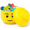 Pojemnik na LEGO mini głowa Chłopiec Żółty 40331724 Kolor Żółty